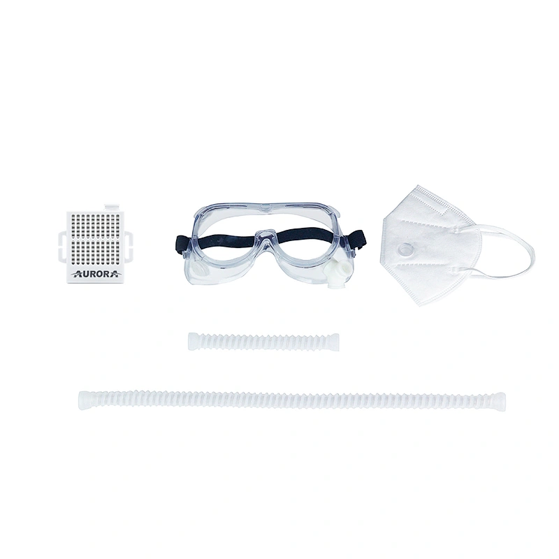 AM-99C Protective Electronic Zero Fog Face Mask Goggles For Medical Use With Double Eye And Face Protection
