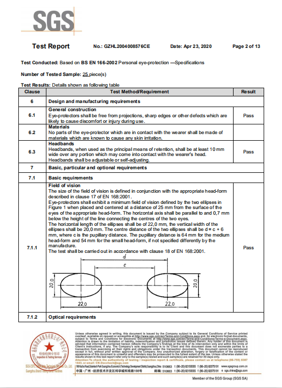 Safety Glasses Medical supplier