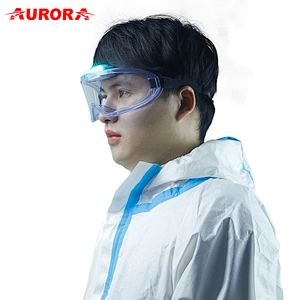 2020 New Patent Air Purifier Anti Fog Safety Glasses Electronic Zero Fog Goggles For Hospital