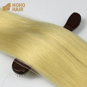 wholesale Top quality 18 inch blonde virgin human hair brazilian flat tip