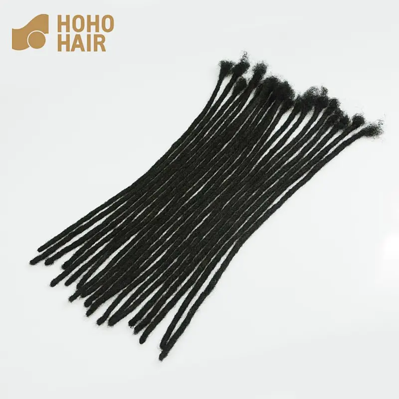 HOHO DREADS Wholesale braiding human natural locs hair crochet dreadlocks extensions