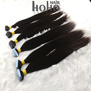Good quality hair extension adhesive tape on kinky curly tape hair extensions