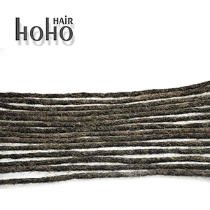 [HOHO DREADS ] Factory direct MIX COLOR afro kinky human hair crochet dreadlocks