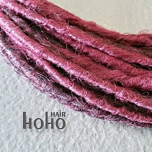Popular hair product double ended 18 inch dread lock hair extension