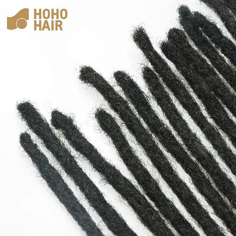 HOHO DREADS Wholesale braiding human natural locs hair crochet dreadlocks extensions
