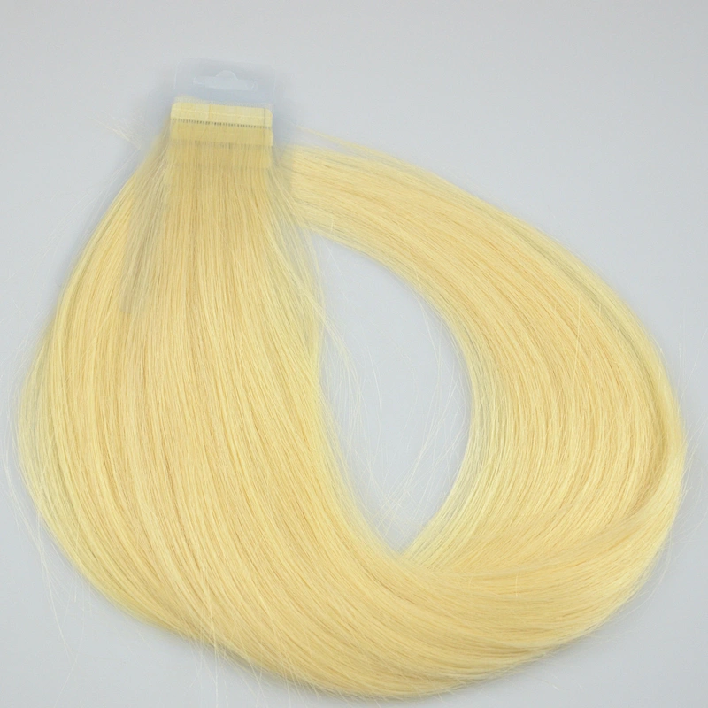 Hoho hair virgin cuticle aligned 20 inch human hair tape hair extensions