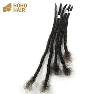 black 18 Inches crochet hair afro kinky human hair wig
