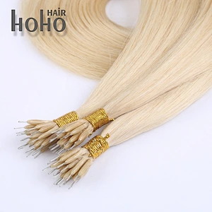 Wholesale russian hair blonde 20 inch nano hair extension