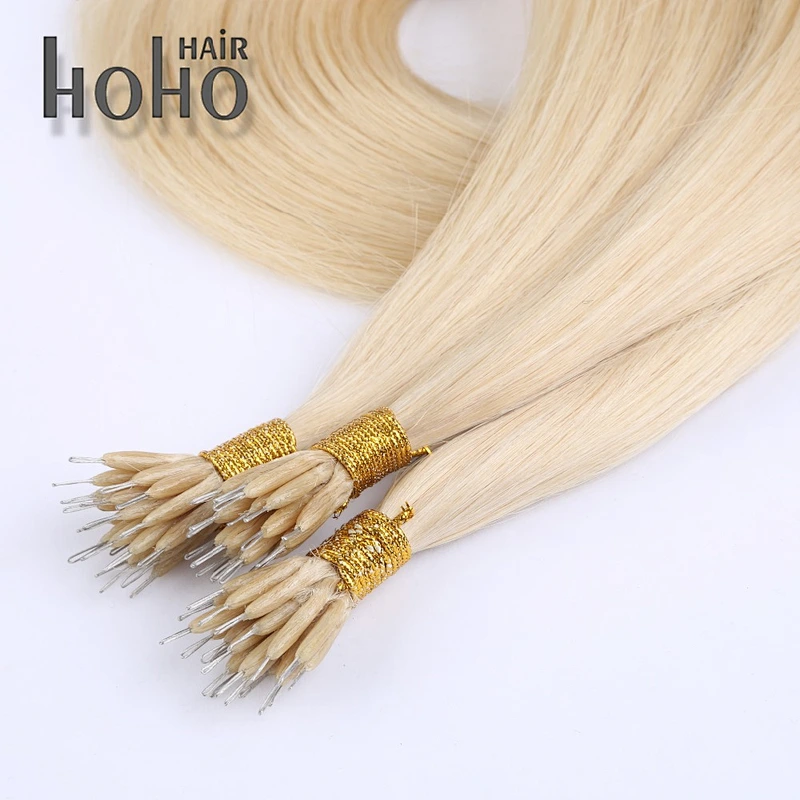 Wholesale russian hair blonde 20 inch nano hair extension
