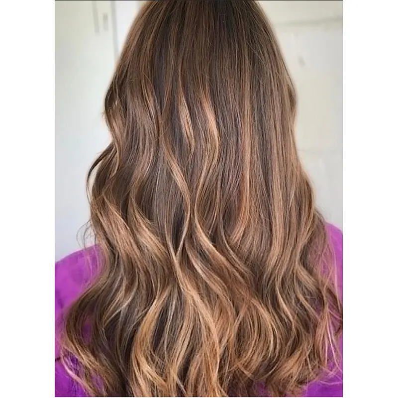 Wholesale new product remy double drawn Balayage tape in hair extensions