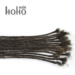 [HOHO DREADS ] Factory direct MIX COLOR afro kinky human hair crochet dreadlocks