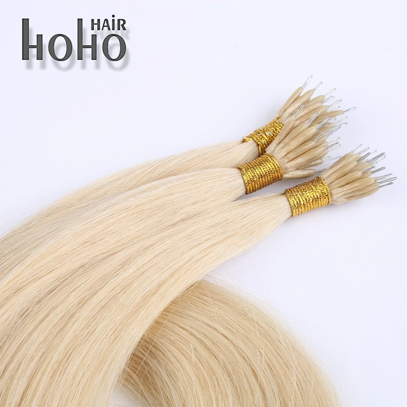 Wholesale russian hair blonde 20 inch nano hair extension