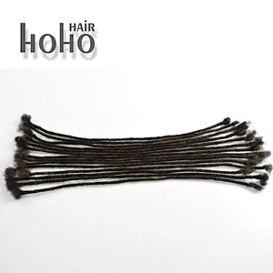 [HOHO DREADS ] Factory direct MIX COLOR afro kinky human hair crochet dreadlocks