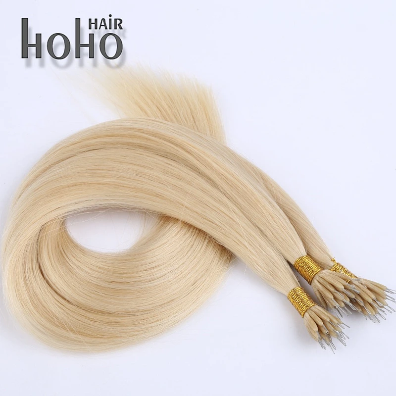 Wholesale russian hair blonde 20 inch nano hair extension