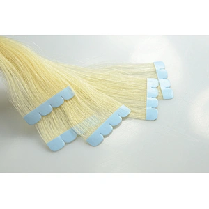 Hoho hair virgin remy hair 20 inch blonde tape in extensions human hair