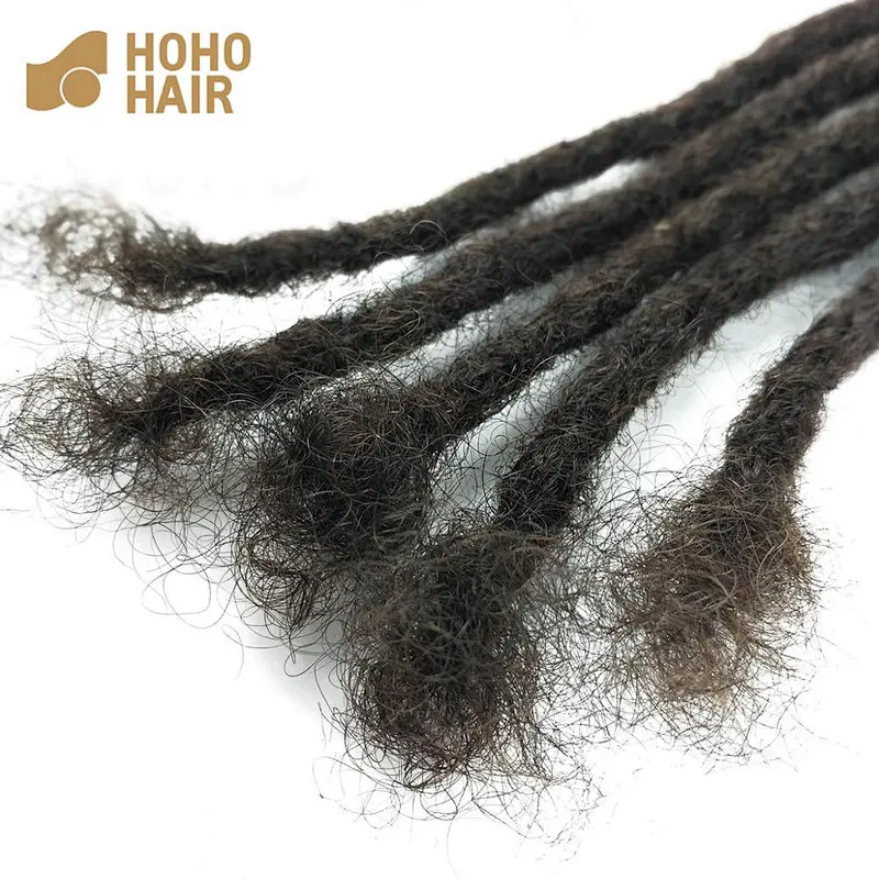 black 18 Inches crochet hair afro kinky human hair wig
