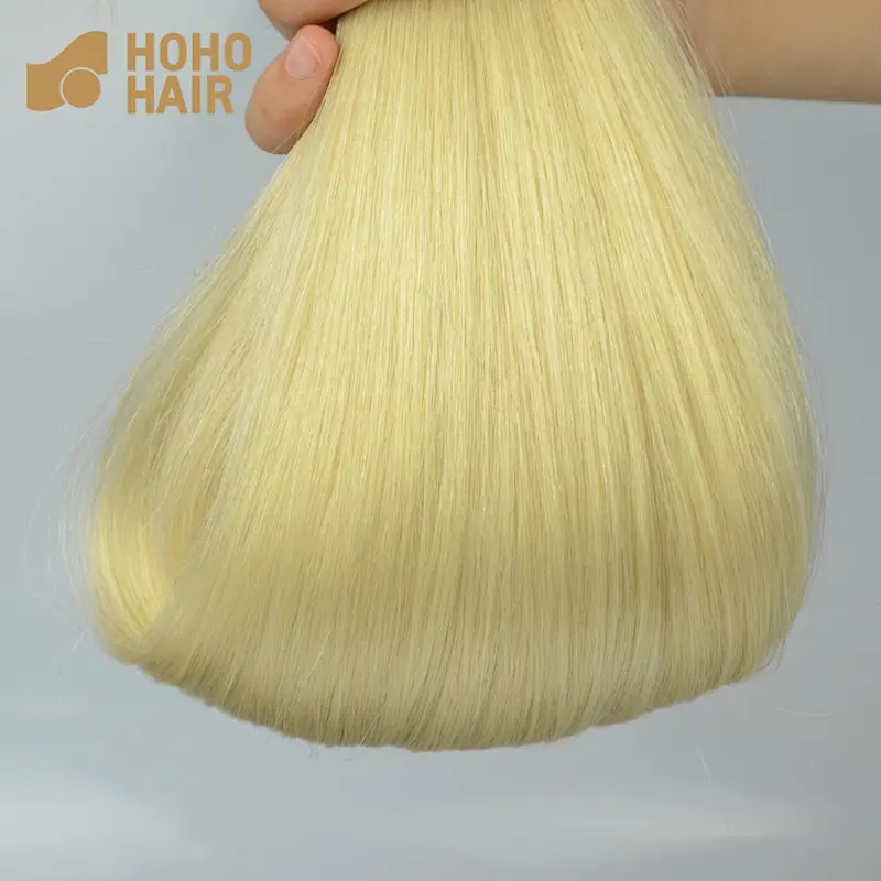 wholesale Top quality 18 inch blonde virgin human hair brazilian flat tip