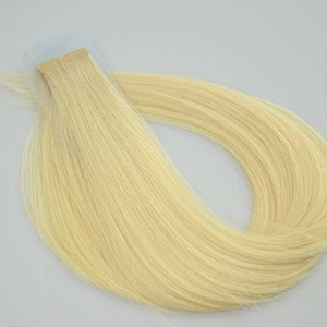 Wholesale invinsible tape hair extensions with blonde virgin brazilian cuticle aligned hair