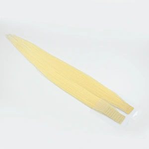Free sample natrual tangle free 100% cambodian remy hair. cuticle aligned double drawn normal tape in human hair extensions