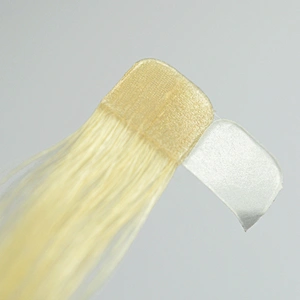 Wholesale unprocessed 100% raw indian natrual silky.super double drawn virgin mini tape in human hair extensions