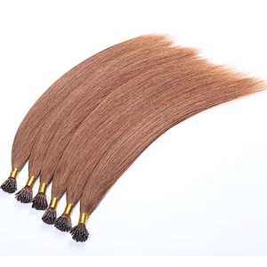 Free sample wholesale natrual no shedding 100% raw indian human. super double drawn U tip human virgin hair extensions