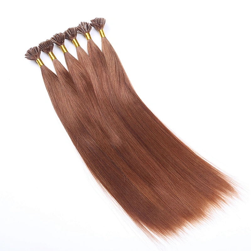 Free sample wholesale natrual no shedding 100% raw indian human. super double drawn U tip human virgin hair extensions