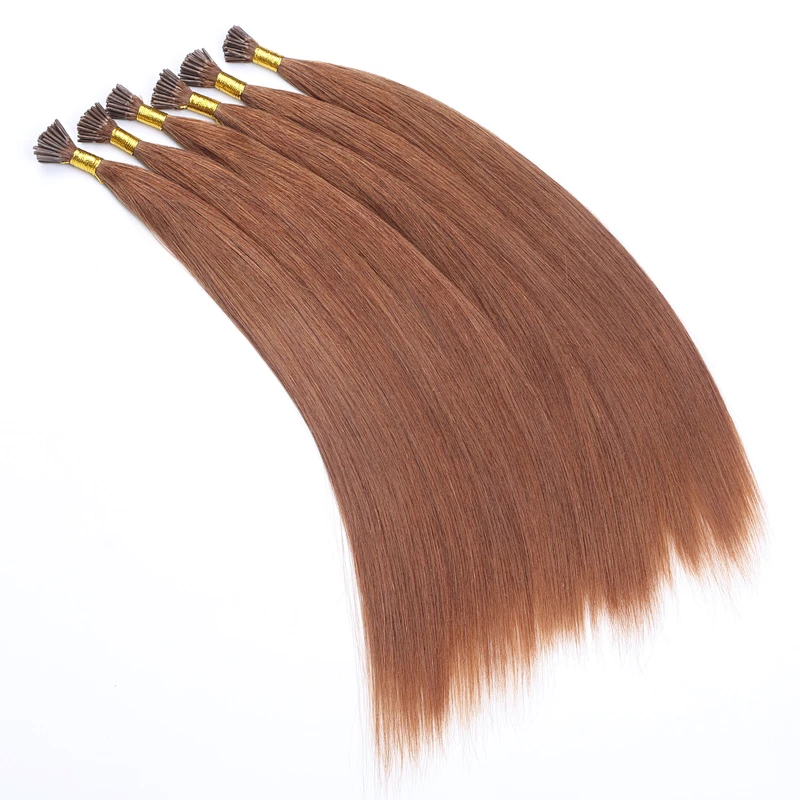 Free sample wholesale natrual no shedding 100% raw indian human. super double drawn U tip human virgin hair extensions