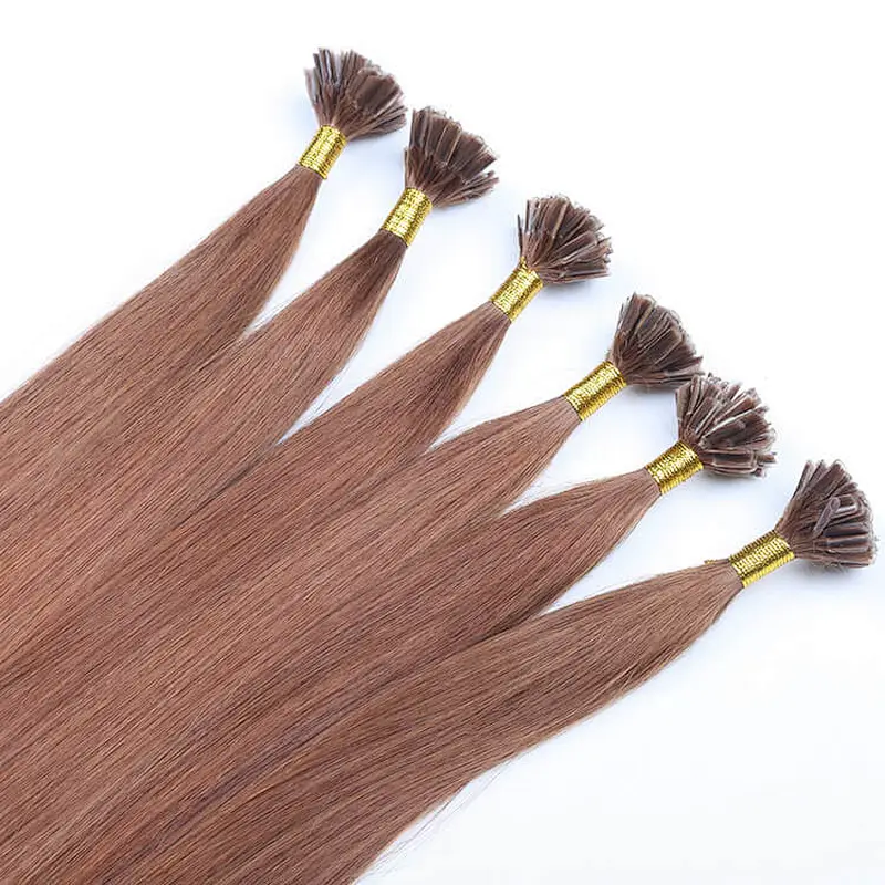 Best selling real smooth indian nail tip hair extensions