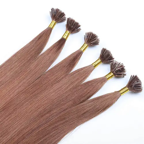 Most popular products real natrual 100% cambodian virgin hair, keratin u tip hair extensions human hair