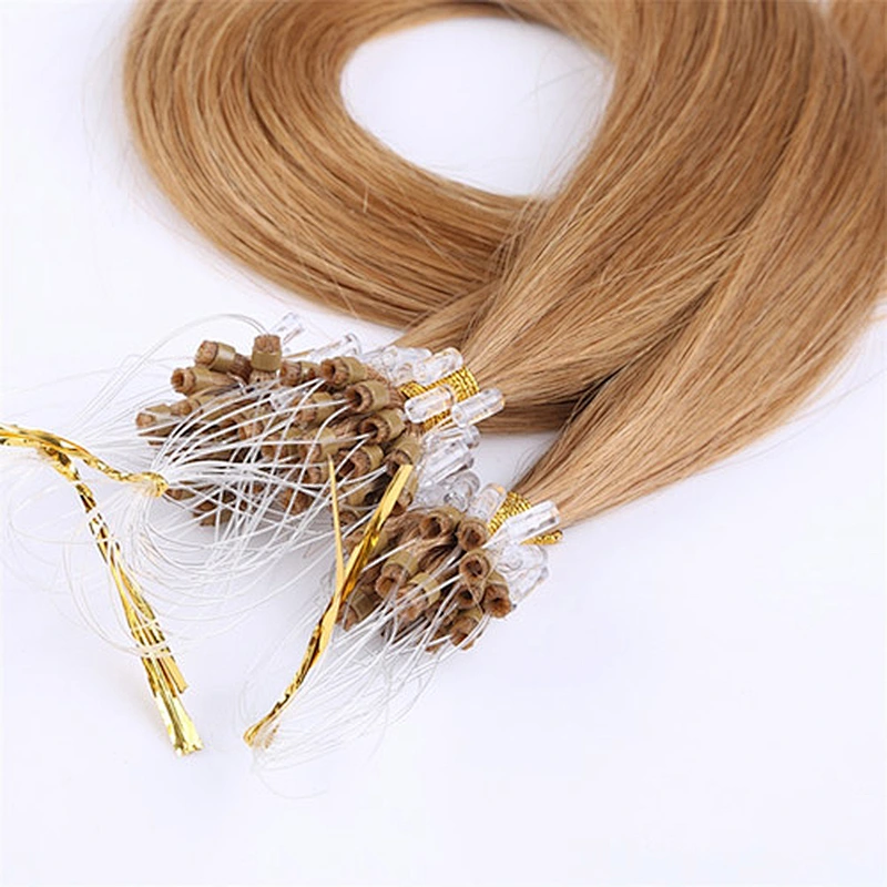 Wholesale soft smooth microlink human hair extensions