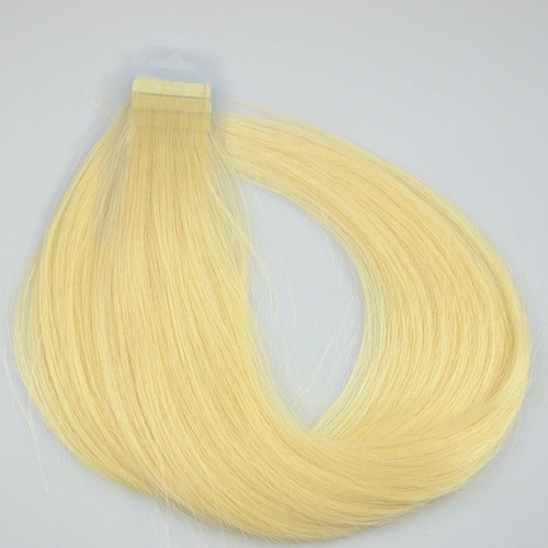 Best selling remy human hair in tape extensions natural