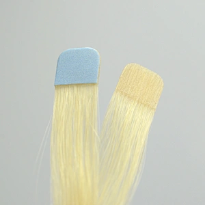 Wholesale natrual silky double drawn unprocessed mini tape in hair extension tape