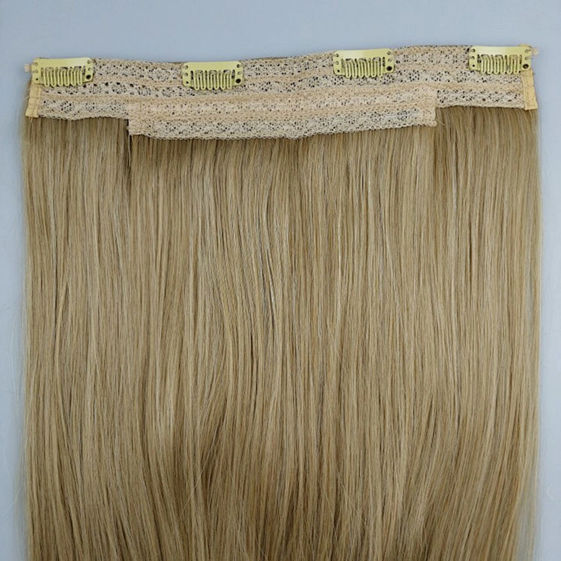 Hot sale silky soft virgin hair, water wave human hair clip ins