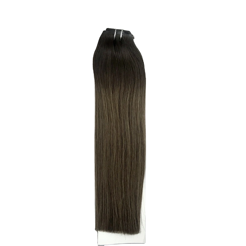 Best selling product natrual silky human hair clip extensions 24