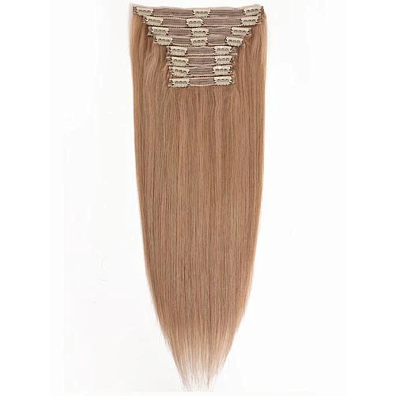 Best selling product cuticle aligned hair kroeshaar clip op hair extensions