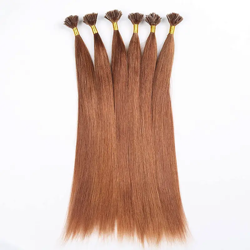 Best selling real smooth indian nail tip hair extensions