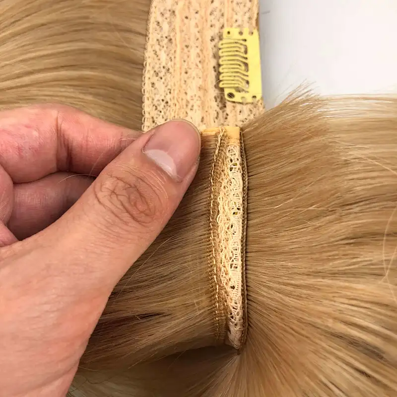 free sample hair bundles natrual smooth cuticle aligned clip in hair extension ombre