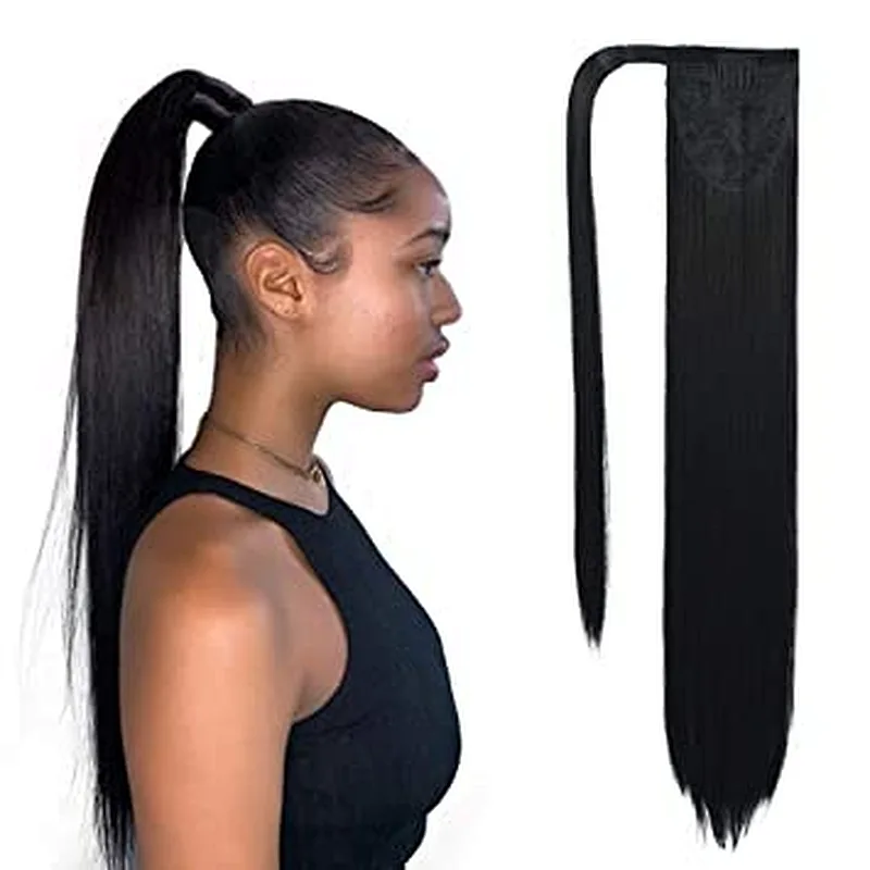 Wholesale natural virgin curlys pony tail, wrap around 100% human hair drawstring afro ponytail extensions clip for black women