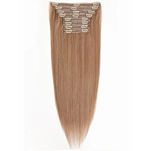 Free sample hair bundles natrual smooth clip in hair extensions brazilian weave
