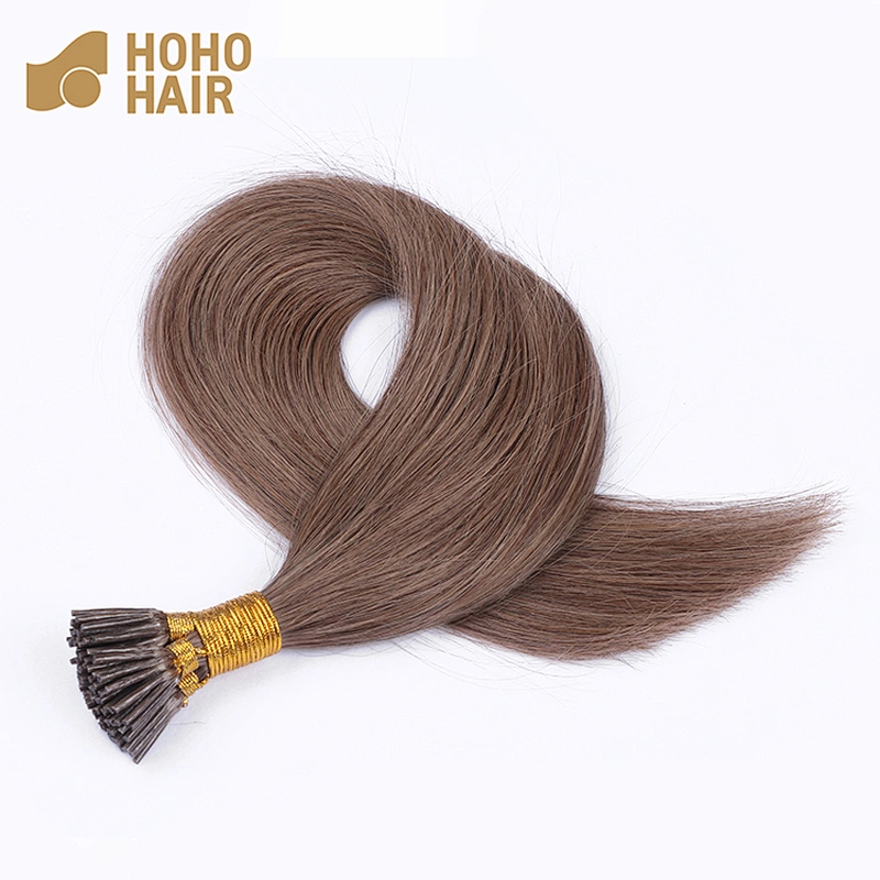 Most popular products natrual silky virgin i tip brazilian hair extensions