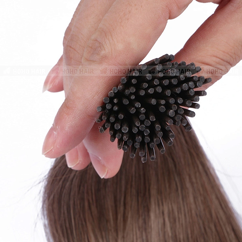 Most popular products natrual silky virgin i tip brazilian hair extensions