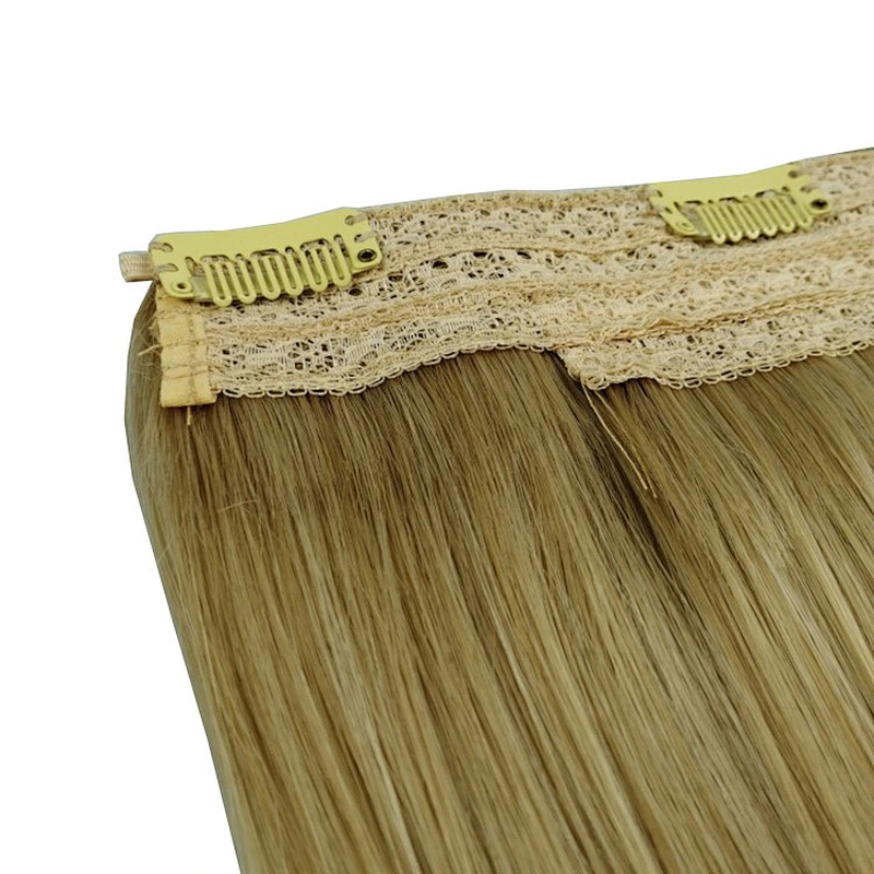 Hot sale natrual smooth cuticle aligned hair 120grm clip in extensions