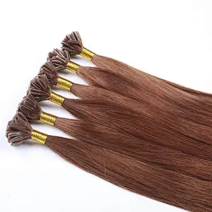 Most popular products real natrual 100% cambodian virgin hair, keratin u tip hair extensions human hair
