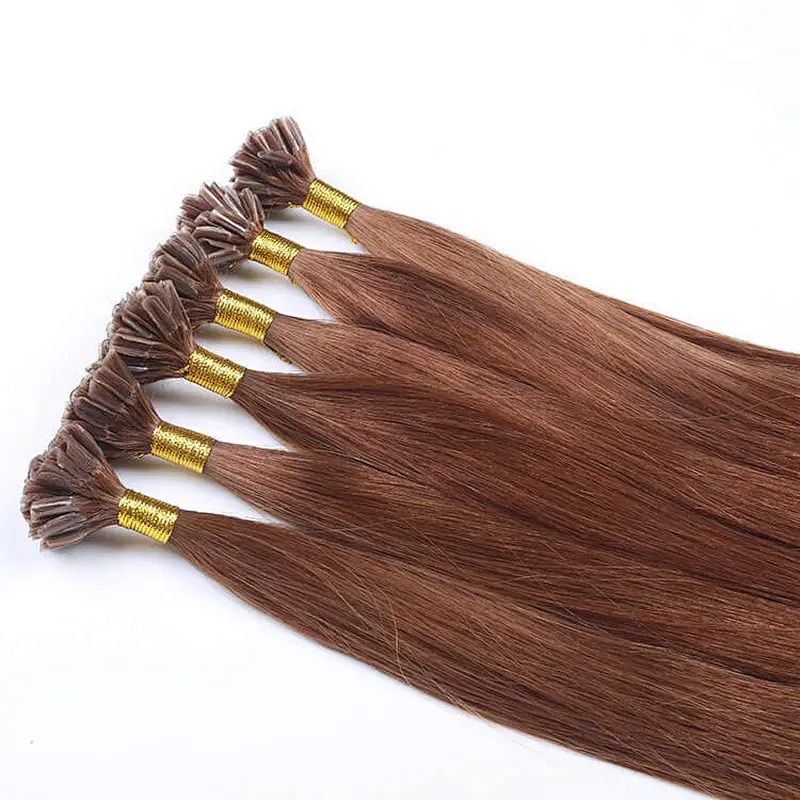 Most popular products real natrual 100% cambodian virgin hair, keratin u tip hair extensions human hair