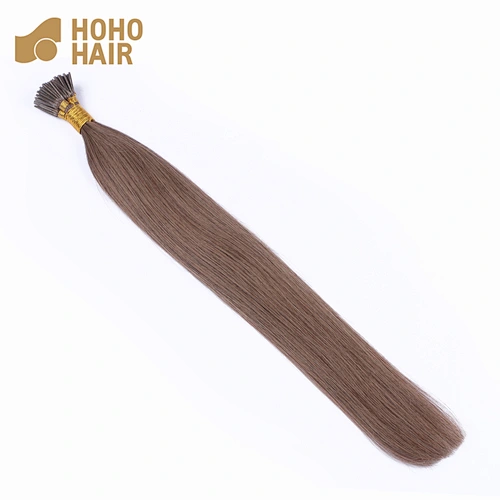 Most popular products natrual tangle free. super double drawn unprocessed stick tip human virgin hair extensions