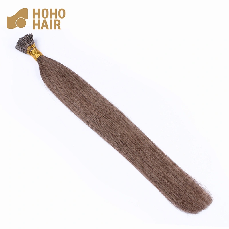 Most popular products natrual tangle free. super double drawn unprocessed stick tip human virgin hair extensions
