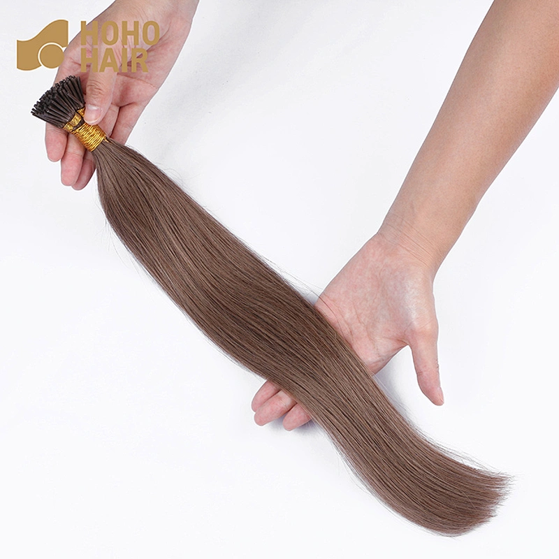Most popular products natrual silky virgin i tip brazilian hair extensions
