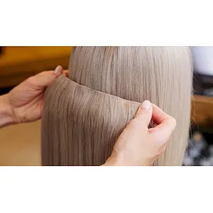 free sample hair bundles natrual smooth cuticle aligned clip in hair extension ombre