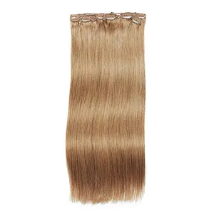 High quality cuticle aligned hair, 4c kinky clip in hair extensions