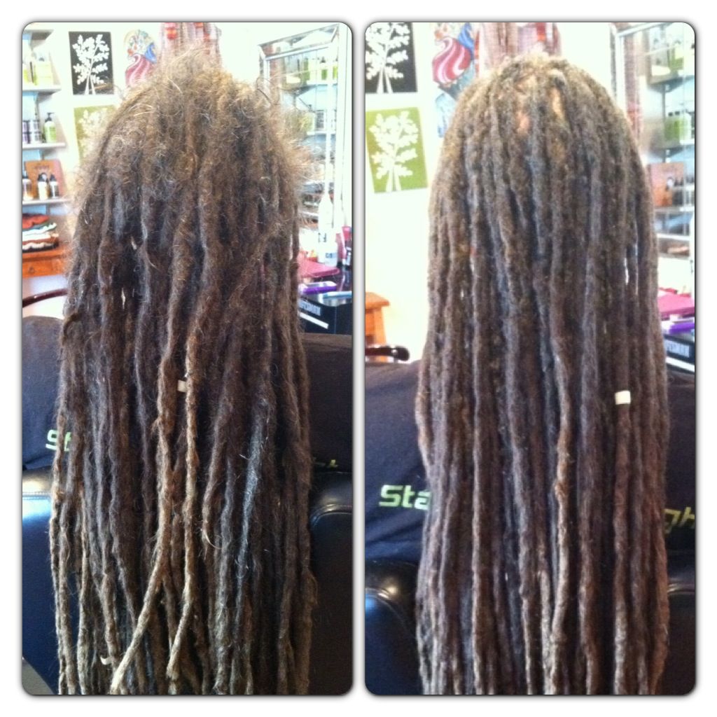 The best way to keep locs tight at the root by dreadlock maintenance